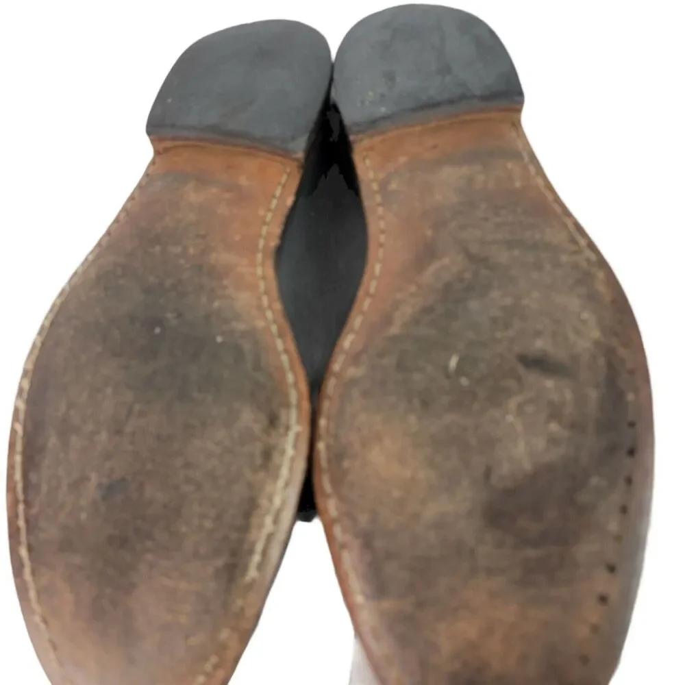 Allen Edmonds‎ Slip On Loafer Men 10 Brown Black Leather Woodstock